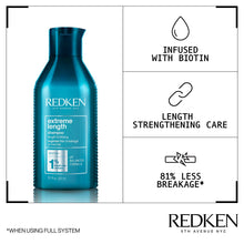 Load image into Gallery viewer, Extreme Length Shampoo with Biotin 300mL-REDKEN
